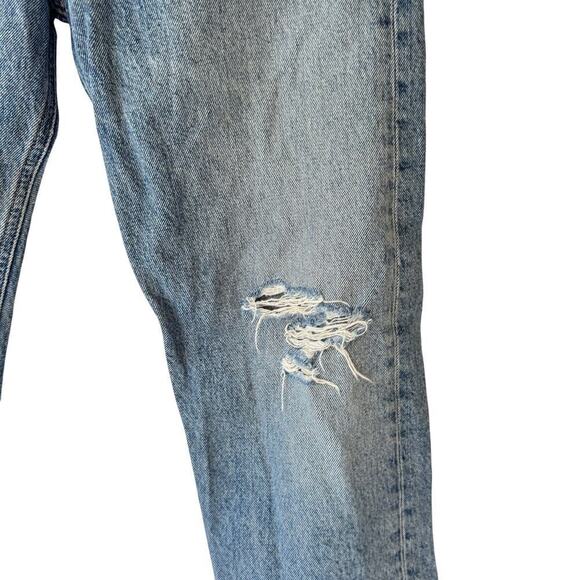 Agolde 90's Pinch Waist High Rise Jeans Organic Cotton Womens 24 Light Capsule - Picture 7 of 15